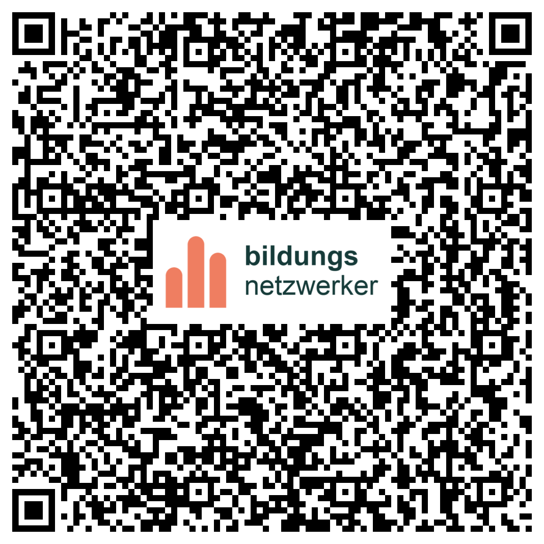 QR-Code mit Kontaktdaten von bildungsnetzwerker